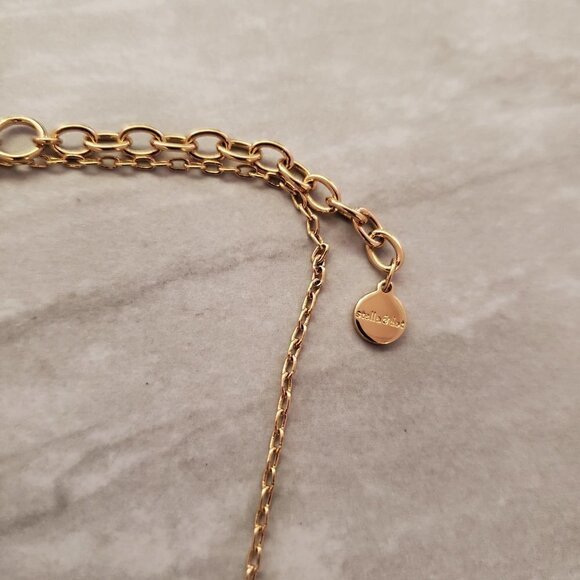 💖 Stella and Dot Clear Stone Aria Minimalist Pendant Necklace 💖 - Picture 3 of 8